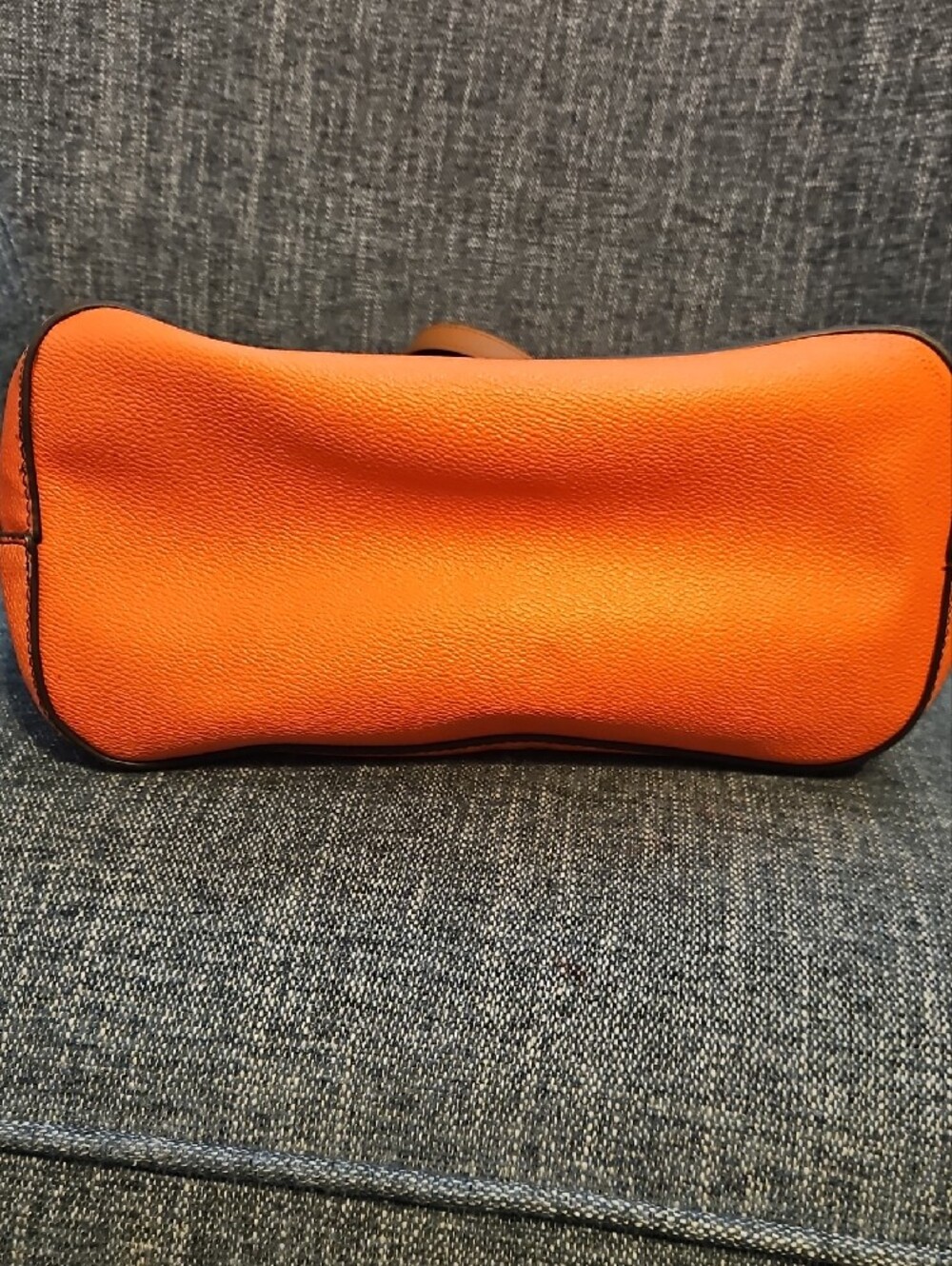 Calvin Klein Brown & Orange Gradient Monogram Drawstring Crossbody Bag - Picture 8 of 8